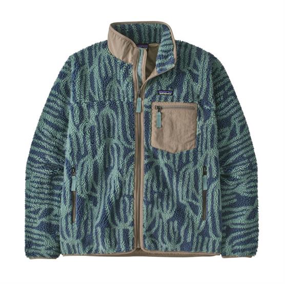 Patagonia Mens Classic Retro-X Jacket, Manglares / Freshwater Blue