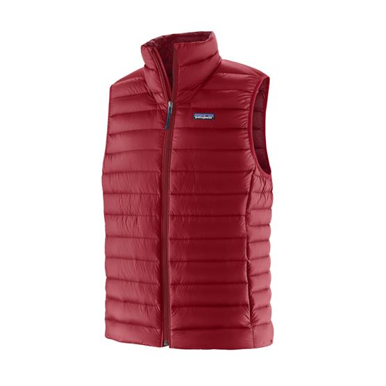 Patagonia Mens Down Sweater Vest, Wax Red