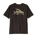 Flying Fish printet er på T-shirtens ryg