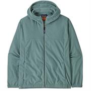 Fleecejakken har en gennemgående lynlås og to lommer i fronten