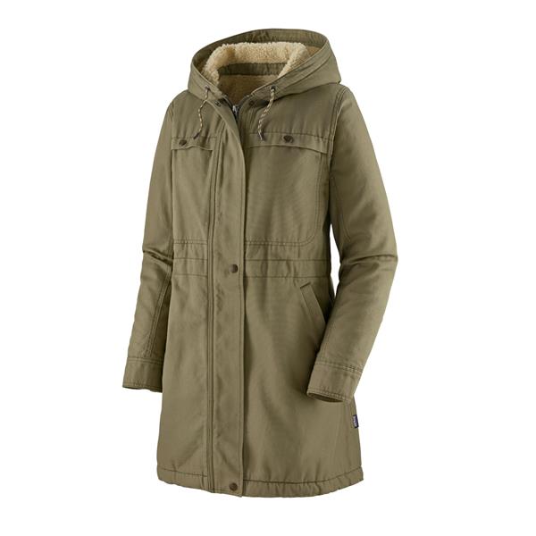 Patagonia women's insulated prairie dawn parka sage khaki on sale