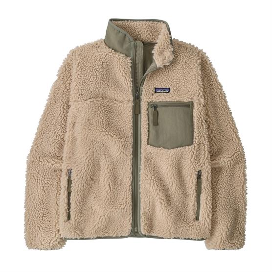 Patagonia Womens Classic Retro-X Jacket, Dark Natural / River Rock Green