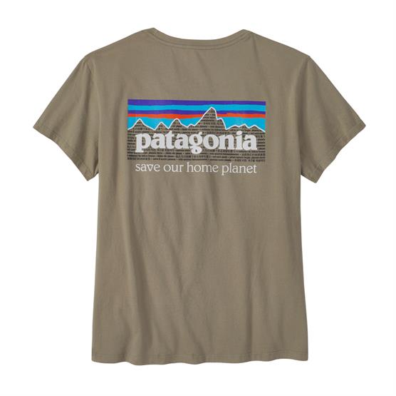 Patagonia Womens P-6 Mission Organic T-Shirt, Garden Green
