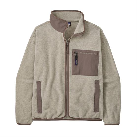 Patagonia Womens Synch Jacket, Oatmeal Heather / Crimini Taupe