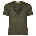Pinewood Roe Deer T-Shirt Mens, Olive