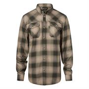 Pinewood Finnveden Forest Flannel Shirt i farven Olive / D.Green