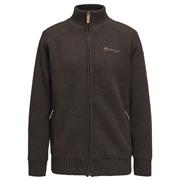 Pinewood Hurricane Full-Zip Striktrøje i brun