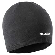 Salomon Beanie i farven Deep Black