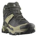 Salomon X Ultra 5 Mid GTX Mens i farven Peat / Gray Green