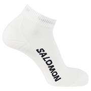 Salomon Sunday Smart Ankle Sock, Snow / Black