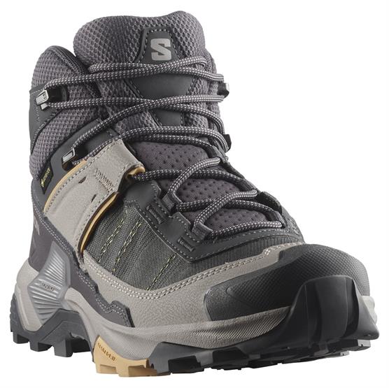 Salomon X Ultra 5 Mid GTX Womens, Iron / Gull billede