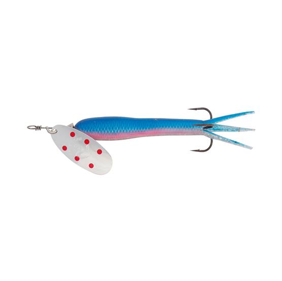 Se Savage Gear Flying Eel kondomspinner-silver doctor - Spinner hos Pro Outdoor