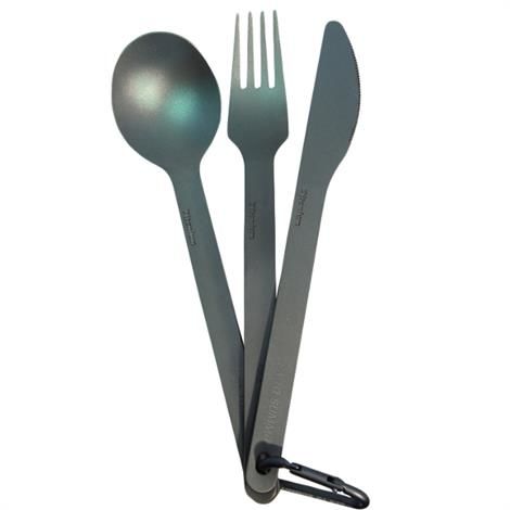 Titanium Cutlery Set 3pc (Knife, Fork and Spoon)