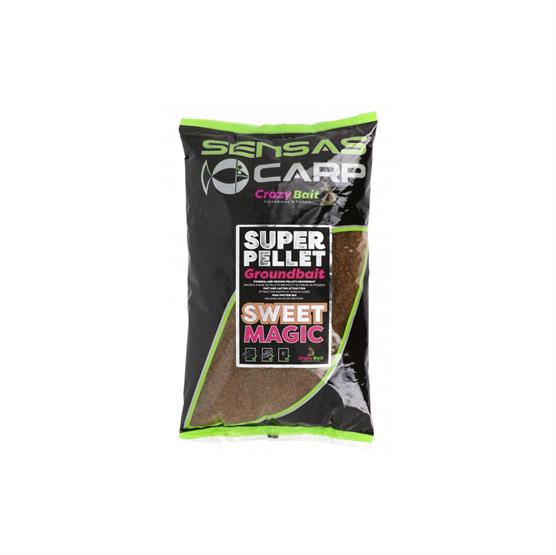 Køb Sensas Crazy Super Pellet Groundbait 1 Kg - Pris 79.95 kr.