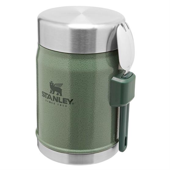 Se Stanley Classic Food Jar + Spork 0,40L, Hammertone Green hos Pro Outdoor