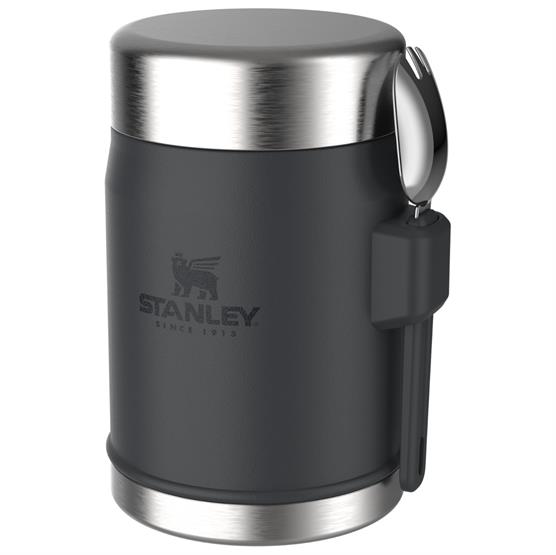 Stanley Legendary Food Jar + Spork 0.4L, Black 2.0 billede