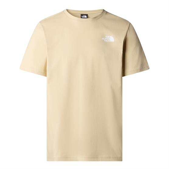 The North Face Mens S/S Red Box Tee, Gravel