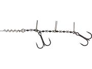 Rigget er lavet med svirvler.